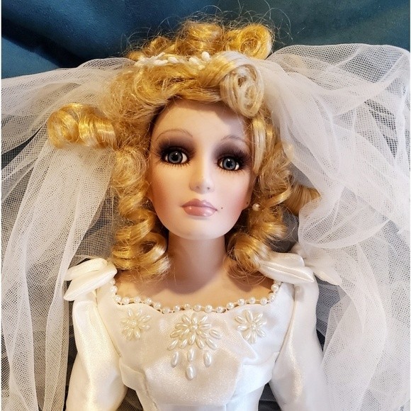 Florence Maranuk Loving Bride Large Doll 22" Vintage Collectible RARE HTF - Picture 3 of 16